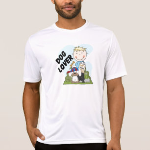 Persiga camisas e presentes louros do menino T do