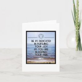 Persiga o seu cartão de nota de alegria - Dentro V