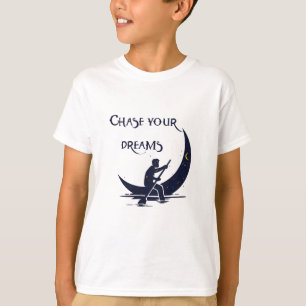 Persiga seus sonhos T-Shirts de meninos