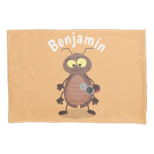 Personagem de desenho animado de barata engraçada