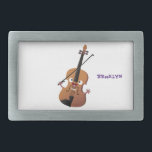 Personagem de desenho animado musical de violino e<br><div class="desc">Um violino feliz no estilo de personagem de desenho animado bonito. Divertimento musical para o músico carinhoso!</div>