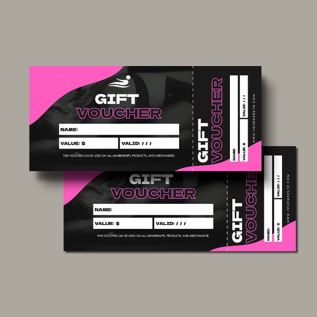 Personal Trainer Fitness Gift Voucher (Criador carregado)