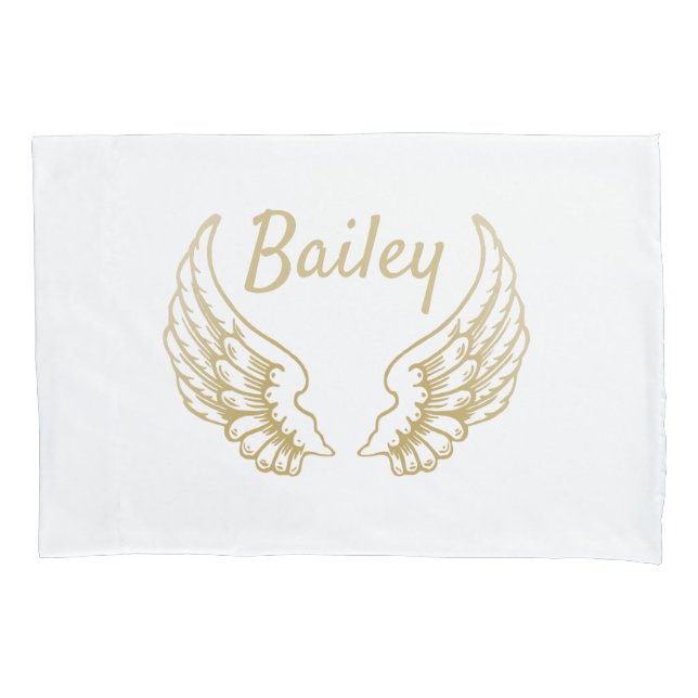 PERSONALISED GOLD ANGEL WINGS (Frente)