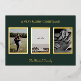 Personalised Photos Merry Christmas Card.