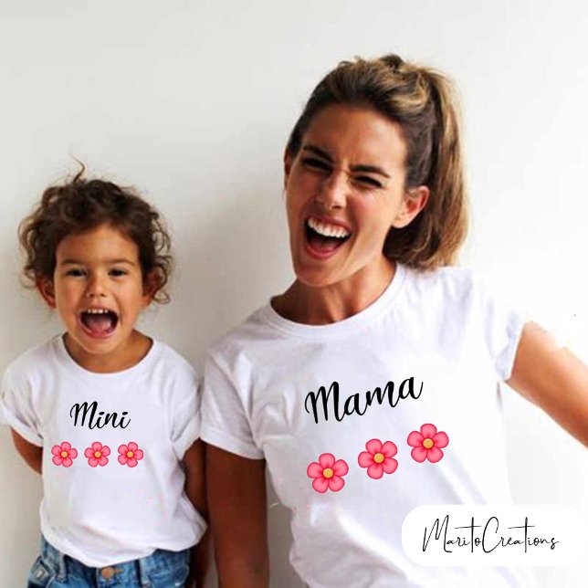 Personalised T-shirt for Mother's Day in pairs (Criador carregado)