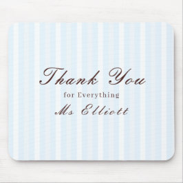 Personalised Thank You Teacher Mouse Pad Bluebell