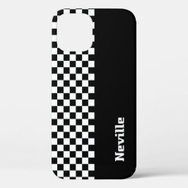Personalised Two-Tone Checkerboard