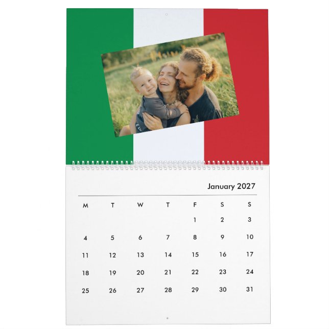 Personalização do Calendário Personalizzato do Sin (Jan 2027)