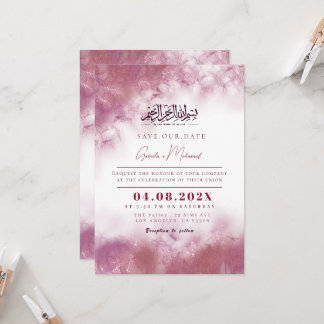 Personalização do Convite para Casamento de Marble