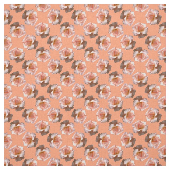 Personalização do Tecido Wild Rosa Peach do Tecido (Modelo)