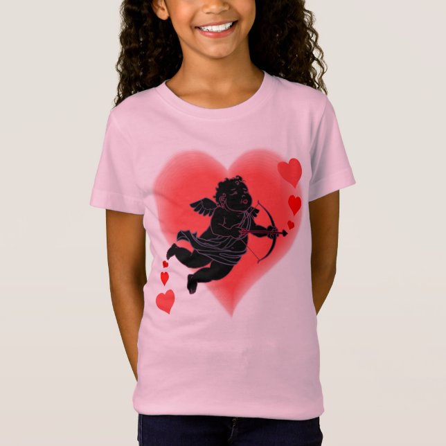 Personalizada Camisa De Amor Cupido De Dia de os n (Frente)
