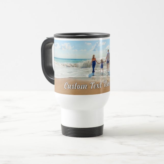 Personalizada sua Caneca de viagem de Fotografias  (Frente Esquerda)