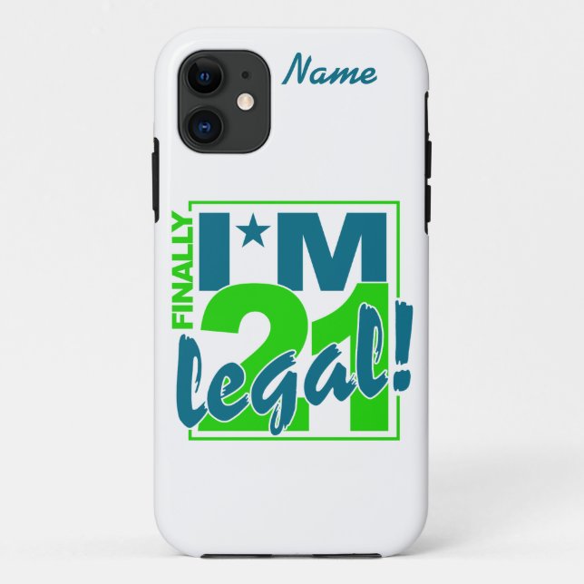 Personalizado 21 e capas de iphone legal (Verso)