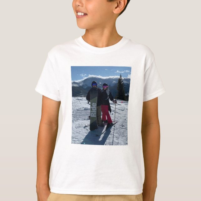 Personalizado Adicione sua própria camiseta fotogr (Frente)