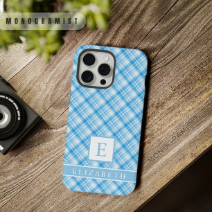 Personalizado Azul Escuro Lavanda Roxo Xadrez P