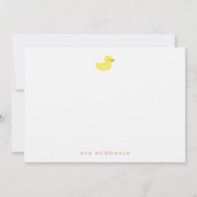 Personalizado | Borracha Ducky (Frente)