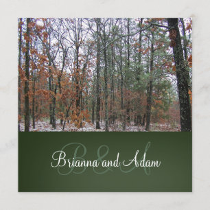 Personalizado caçando o convite do casamento do