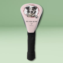 Personalizado Cão Rosa Melhor Mãe de Par