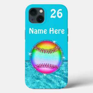 Personalizado, Capa de telefone de Softball, NOVO