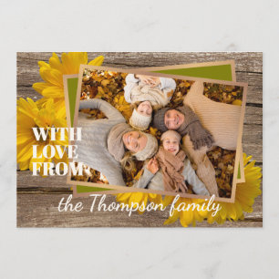 Personalizado Com Amor Por Cartão De Férias De Açã