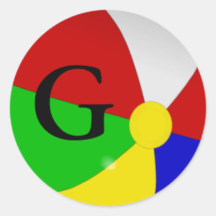 Personalizado com etiquetas da bola de praia de G