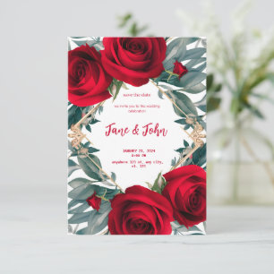 [Personalizado] Convite para Casamento de Rosas Le
