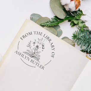 Personalizado Da Biblioteca Do Carimbo