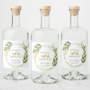 Personalizado de Líquido Floral de Limoncello de