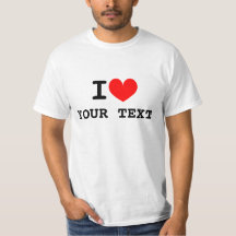 Personalizado em t-shirts de texto cardíaco | Faça