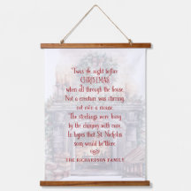 Personalizado esta foi a noite antes do poema de N