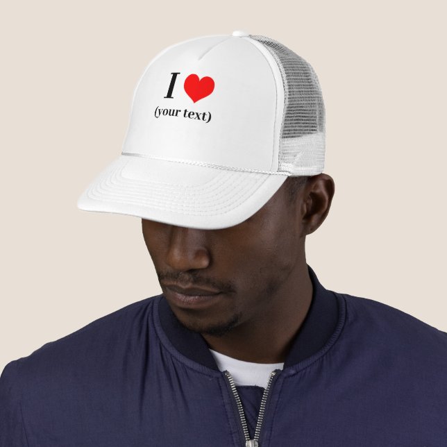 PERSONALIZADO! Eu Adoro Boné de Caminhoneiro - Bra (In Situ)