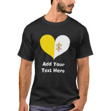 Personalizado Eu Adoro Camisa De Bandeira Da Cidad