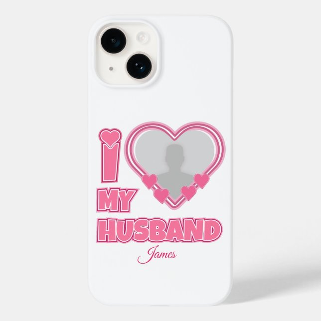 Personalizado Eu Amo Meu Marido - Adicionar Fotogr (Verso)