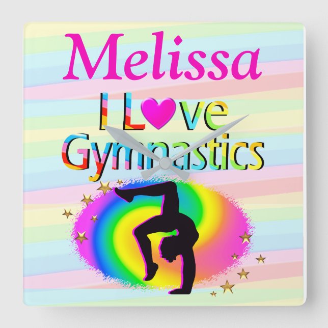 PERSONALIZADO EU AMO O RELÓGIO GINÁSTICO (Frente)