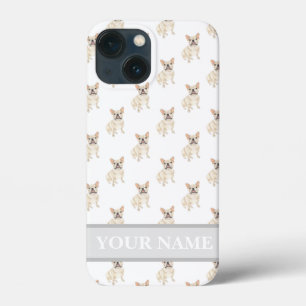 Personalizado Fawn Tan Cream Frenchie Dog