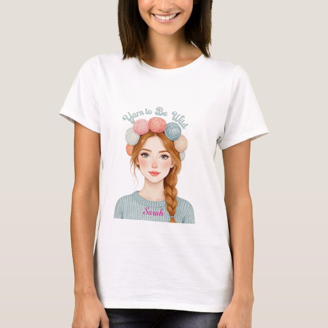 Personalizado | Fio para Ser Selvagem Camiseta (Frente)