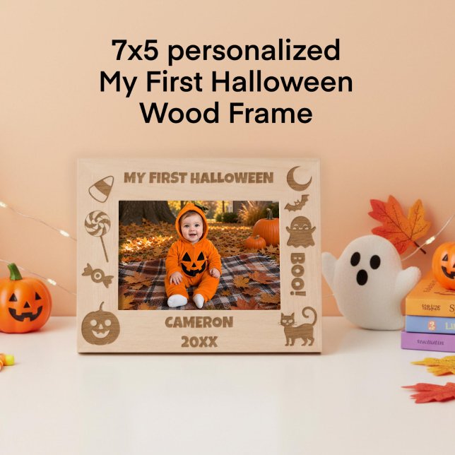 Personalizado Fofo Meu Primeiro Halloween (Criador carregado)