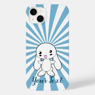 Personalizado Hug do Coelhinho Kawaii (Azul)