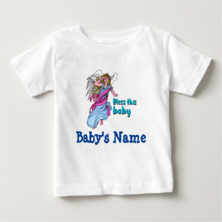 Personalizado (nome do bebê) Abençoe a camiseta do