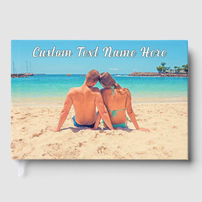 Personalizado o Livro de Convidados de Fotografias (Frente)