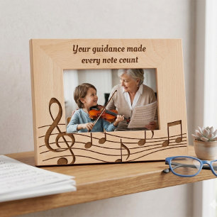 Personalizado Obrigado Foto de Wooden Enchida