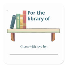 Personalizado para a Biblioteca de Nome Etiqueta