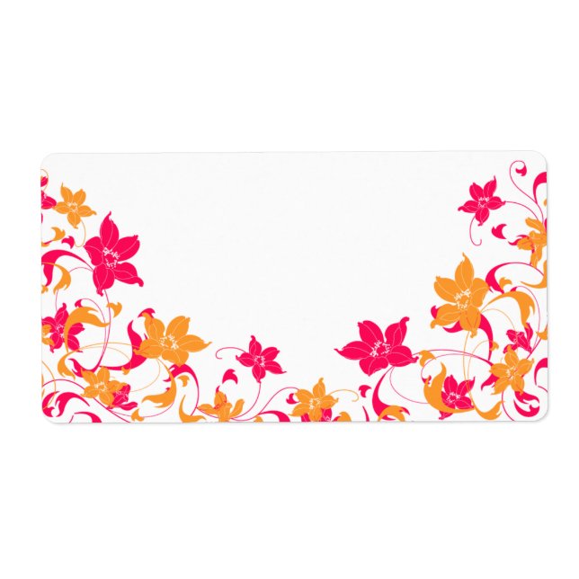 Personalizado para Etiqueta de Endereço de Borda F (Frente)