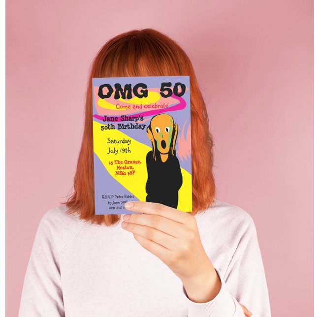 Personalizado personalizado de 50 anos de convite  (Criador carregado)