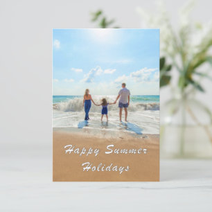Personalizado Personalizado Seu Cartão De Verão De
