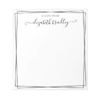 Personalizado por chic | Da Mesa Do Bloco De Notas