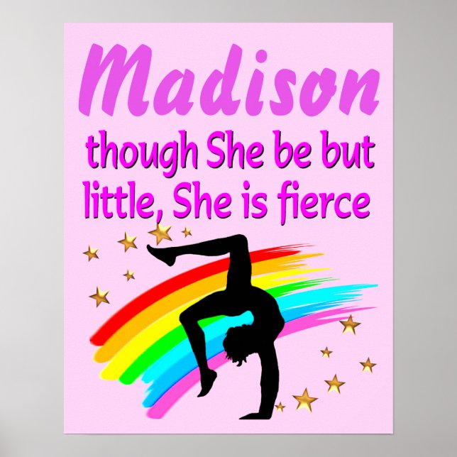 PERSONALIZADO POSTER DE GINTÁSTE MAIS PEQUENO, MAS (Frente)