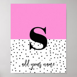 PERSONALIZADO - Poster - Maiúsculas