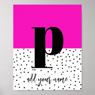 PERSONALIZADO - Poster - Minúscula p