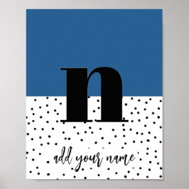 PERSONALIZADO - Poster - Minúsculas n